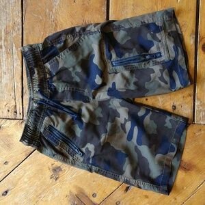 Boys camo swim trunks